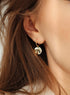 Cercei din argint Banut II (Silver/Gold)